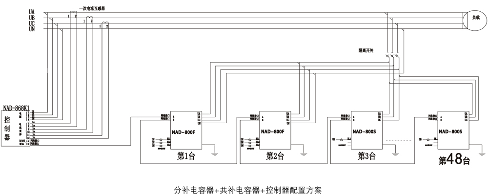 电气接线原理图例：